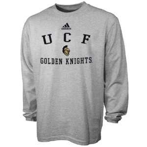  adidas UCF Knights Ash Practice Long Sleeve T shirt 