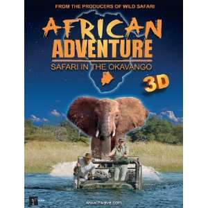   : Safari in the Okavango   Movie Poster   27 x 40: Home & Kitchen