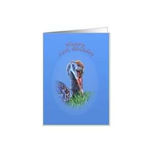  94th Birthday Card with Sandhill Crane Bird Card Toys 