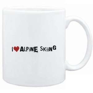  Mug White  Alpine Skiing I LOVE Alpine Skiing URBAN STYLE 