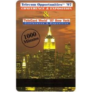    1000m Telecard World 97 New York Empire State Bldg JUMBO Specimen