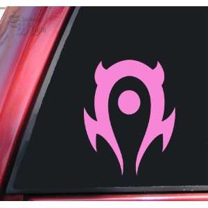  World of Warcraft Horde Vinyl Decal Sticker   Pink 