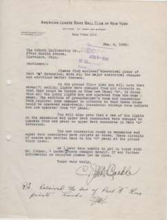 RARE 1938 Original Yankee Stadium Extension Document Product Image