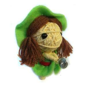 Green Witch Brainy Doll Series Voodoo String Doll #KBDV090