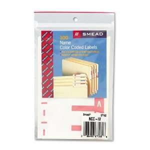  Smead Products   Smead   Alpha Z Color Coded First Letter 