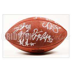 2012 PATRIOTS TEAM SIGNED AUTHENTIC NFL GAME FOOTBALL * ROB GRONKOWSKI 