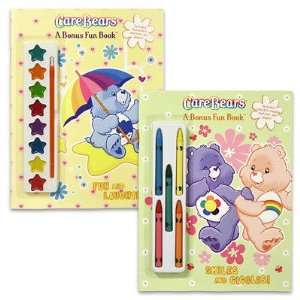  2pks CareBears Coloring Book with Paints & Crayons Toys 