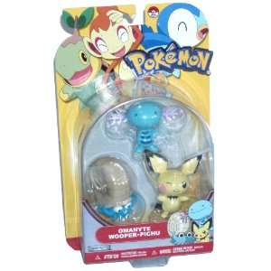   (Rock/Water), WOOPER (Rock/Water) and PICHU (Electric) Toys & Games