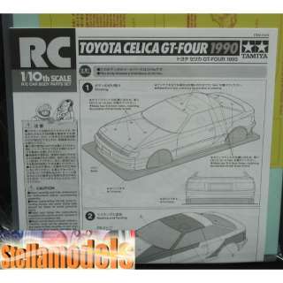 51476 TAMIYA 1/10 R/C Toyota Celica GT Four 1990 Body Parts Set 