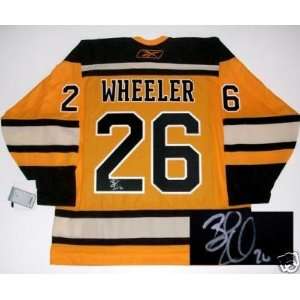  Blake Wheeler Signed Bruins Winter Classic Jersey: Sports 