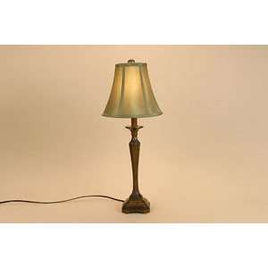  Dark Wood Console Table Lamp