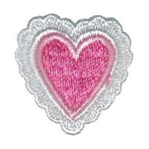  Blumenthal Lansing Iron On Appliques Pink Lace Heart A 70 