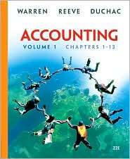 Accounting Chapters 1 13, (032464020X), Warren, Textbooks   Barnes 