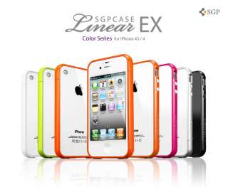 SGP Linear EX Color Series Case [Solaries Orange] for Apple iPhone 4 