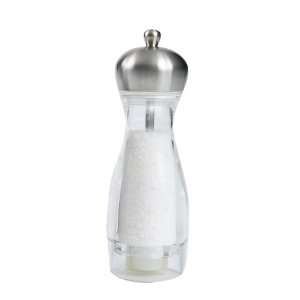  Kiss Salt Mill In Stainless Steel & Clear Acrylic 7 