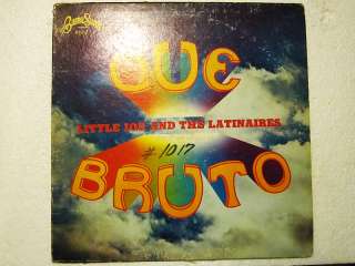 Little Joe Latinaires Que Bruto LP Tejano Buena Suerte  
