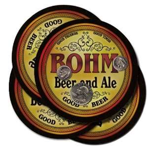  BOHM Family Name Beer & Ale Coasters: Everything Else