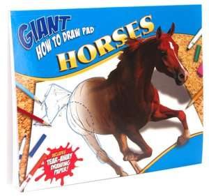  NOBLE  Giant How to Draw Pad Horses by Carrie Fink, Kidsbooks, LLC