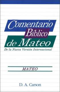   Biblico de Mateo NVI by D. A. Carson, Vida Publishers  Paperback