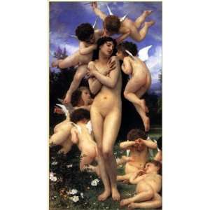   Bouguereau   50 x 92 inches   The Return of Spring