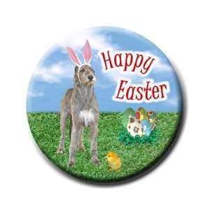  Irish Wolfhound Happy Easter Pin Badge Button Everything 