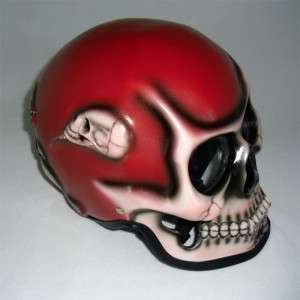 Skeleton Skull *DEATH* 3D Airbrush Motorcycle Helmet. NEW/M L XL