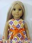 dress for american girl 18 inch doll clothing outfit fleur