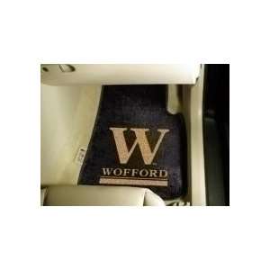  Wofford Terriers Car Floor Mats 18 x 27 Carpeted Pair 