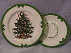 Yule Tide Georges Briard 3 Salad Plates & 4 Saucers