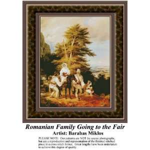  Family Going to the Fair, Counted Cross Stitch Patterns PDF Download 