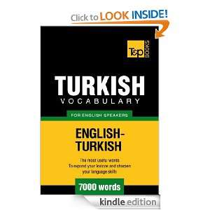     English Turkish   7000 Words eBook Andrey Taranov Kindle Store
