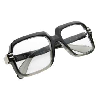 Old School Hip Hop Run DMC Style Square Vintage Squared Eyeglasses 