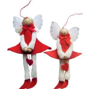  Christmas Ornaments   Pair of Angels Patio, Lawn & Garden