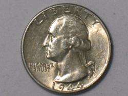 1944 WASHINGTON QUARTER   25 CENT COIN  