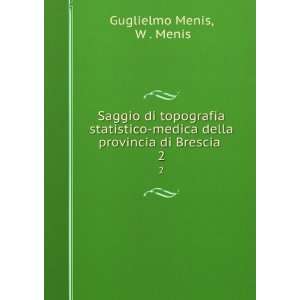   della provincia di Brescia . 2 W . Menis Guglielmo Menis Books