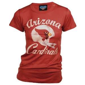 Arizona Cardinals Womens Retro Vintage T Shirt:  Sports 