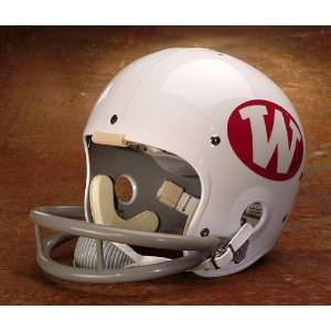   WISCONSIN BADGERS Riddell TK Suspension Football Helmet: Sports