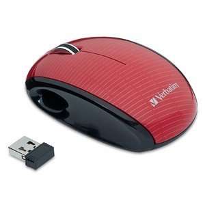  VERBATIM Mouse, Wireless, Nano, Laser, Notebook, Mercury 