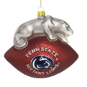  Penn State Nittany Lions NCAA Glass Mascot Football 