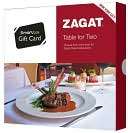 Product Image. Title: Zagat Table for Two Gift Card   New York Edition