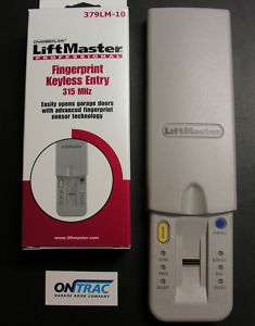 Liftmaster 379LM Fingerprint Keyless Entry Keypad  
