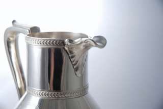 SILVER PLATED JUG BY DR CHRISTOPHER DRESSER  