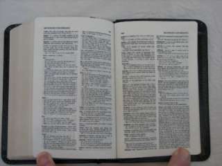 NIV Compact Reference Bible Red Letter Concordance Study Helps BLACK 