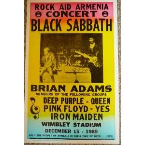   Sabbath with Brian Adams At Wimbley Stadium Poster: Everything Else