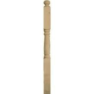   At4200048w Colonial Newel Post Ball Top Acq Treated Pine 3 1/4 X 48