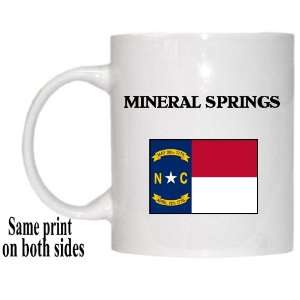  US State Flag   MINERAL SPRINGS, North Carolina (NC) Mug 