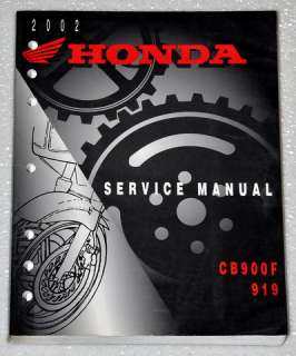 2002 HONDA 919 CB900F HORNET 900 MOTORCYCLE Factory Shop Service 