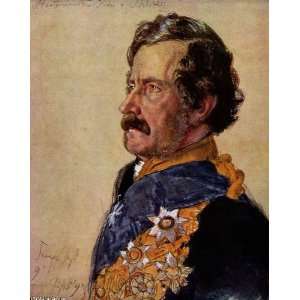 Oil Reproduction   Adolph von Menzel   24 x 30 inches   State Minister 