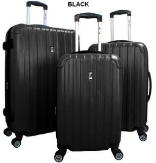 Heys TC VECTOR 4WD Expandable Luggage Set BLACK 806126013593  