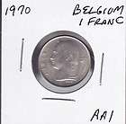1970 belgium 1 franc world coins 